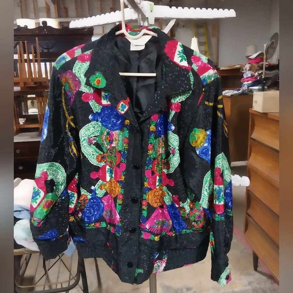 Tanjay Multicolor Bomber Jacket - image 1